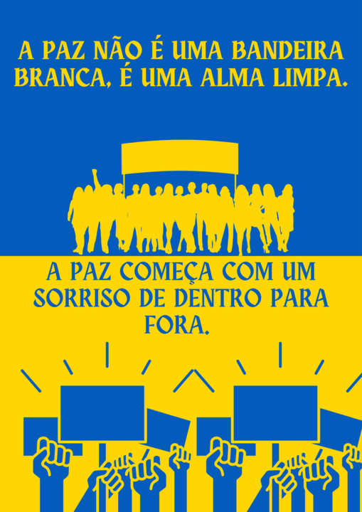 A paz não é uma bandeira branca, é uma alma 