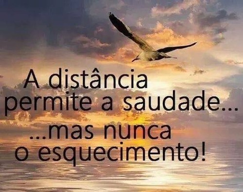 FRASES DE SAUDADES - Quem disse que a distancia faz esquecer