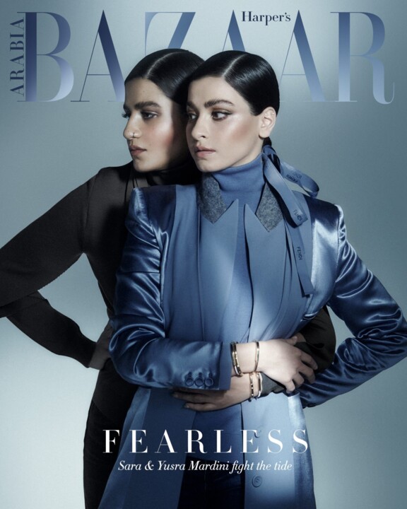 Sara &amp; Yusra Mardini na capa da Harper&#39;s Bazaar Ar