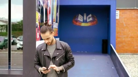 Diogo Piçarra nos estudios SIC