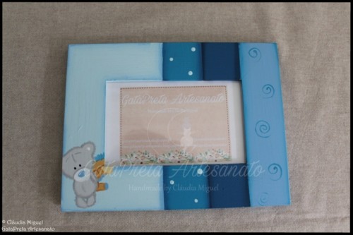 Fraldário, moldura e placa de porta Ursinho e Gir