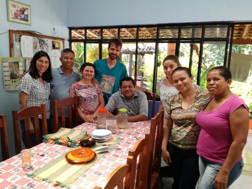 Almoço nos combonianos com a equipe sócio-jurídica.