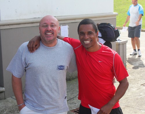 Com o meu amigo e grande campeão Paulo Massinga...