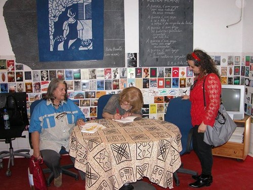 Zica Caldeira Cabral, a autora  e Graça Vaz 