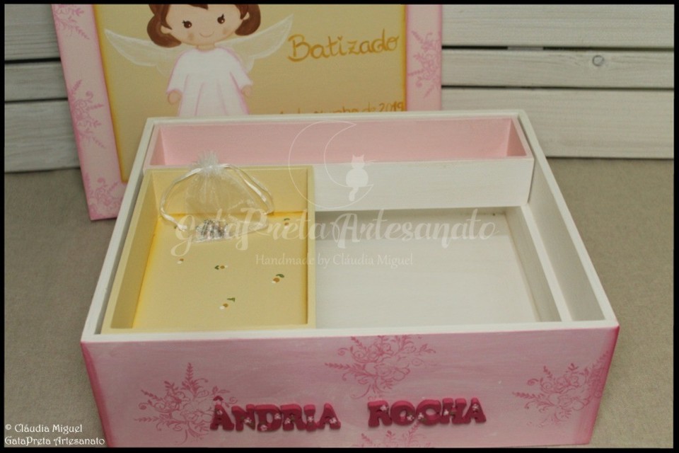 Caixa de batizado e lembranças Sweet Angel Girl7.