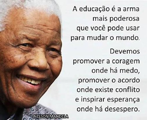 educação, Nelson Mandela