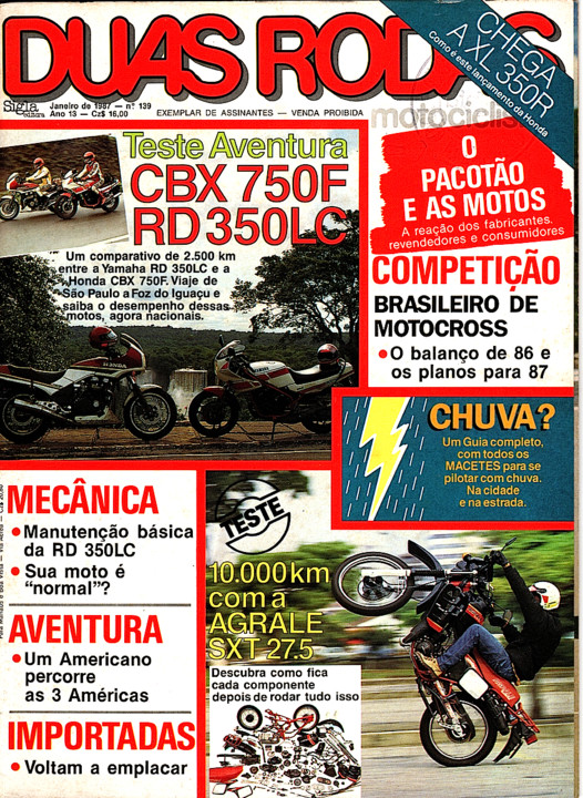 A História de uma lenda: o primeiro teste da Honda CBX 750F