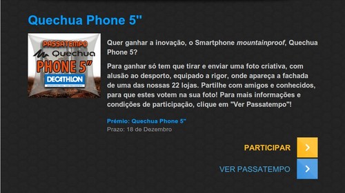 Passatempo ganha o novo smartphone | DECATHLON | Quechua 5