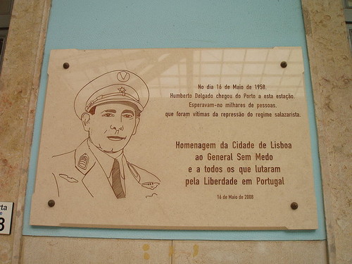Placa Homenagem Humberto Delgado