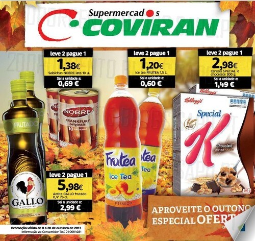 Supermercados, COVIRAN  Folheto Outono