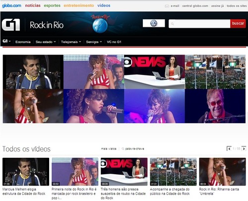 Videos shows Rock in Rio 2011