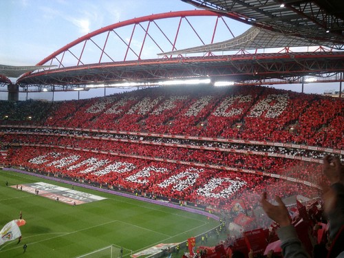 Estádio da Luz, coreografia no SLB- SCP
