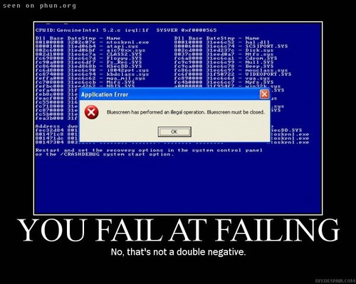 You Fail At Failing