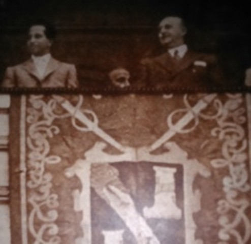 Rei FaisalII e Generalíssimo Franco - 1956.jpg