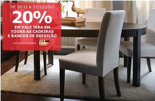 20% de desconto | IKEA | até 27 dezembro
