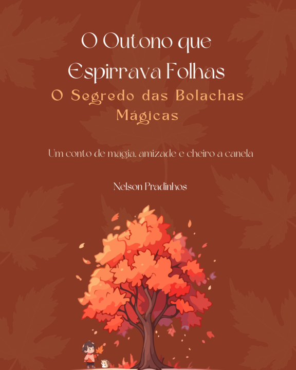 Orange Black and White Illustrated Autumn Instagra