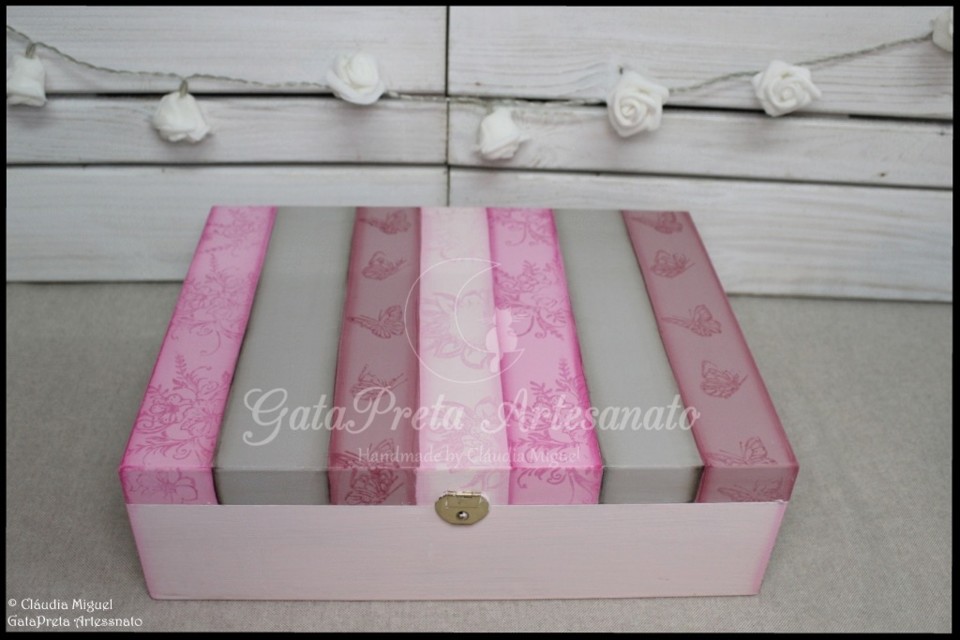 Caixa 12 relógios Beautiful Pink1.JPG