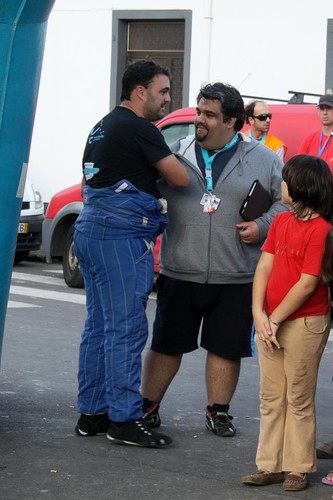 Sempre disponível e atento, o João Bruno...