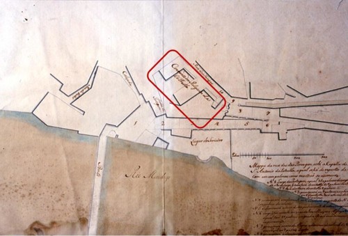 Fig. 2 - Localização do Colégio de Santo Antón