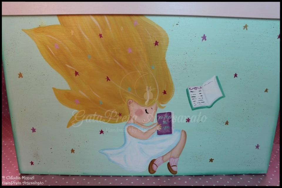 Caixa arrumação para a escola Contos de Fadas6.J