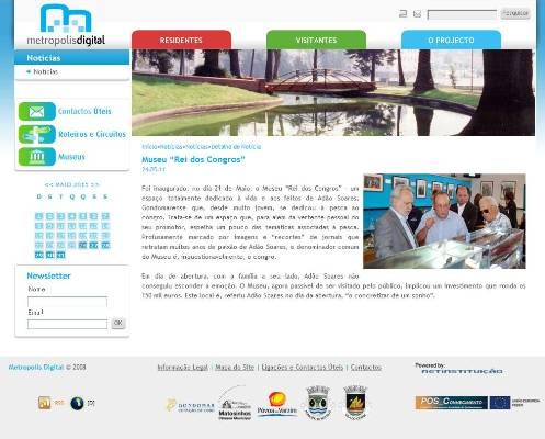 Museu Rei dos Congros no portal Metropolis Digital