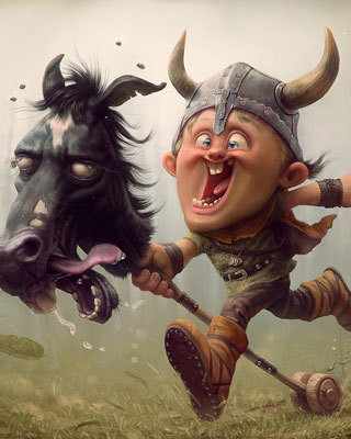 funny-viking-boy-art-best-friends-forever-preview.