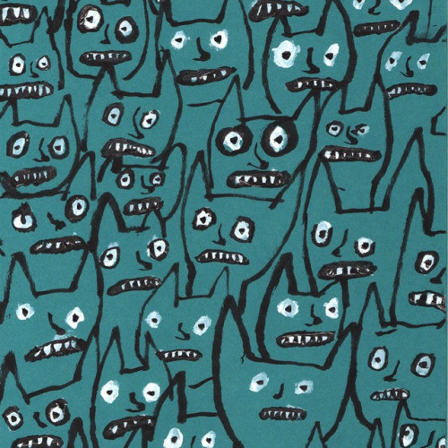 A bunch of scaredy cats Feeling kinda empty #illus