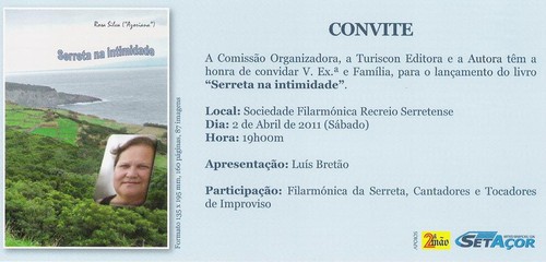 O livro da colega de redes Azoriana...