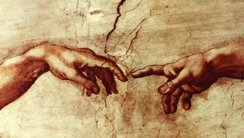 Capela Sistina - Dedo de Deus e dedo do homem.jpg