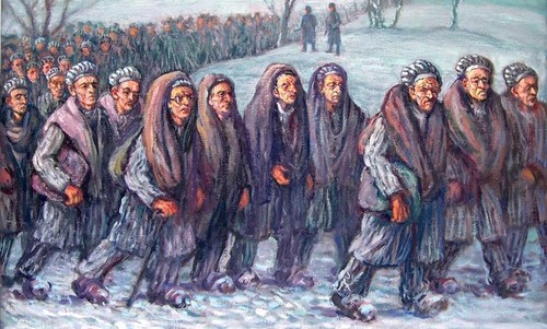 &#39;Death March from Camp Gleiwitz I to Camp Blechham