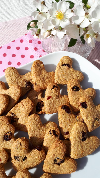 Bolachas integrais de arandos e aveia da ericeira 