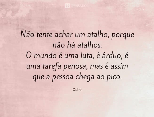 Frases de Osho - O Despertar da Mente