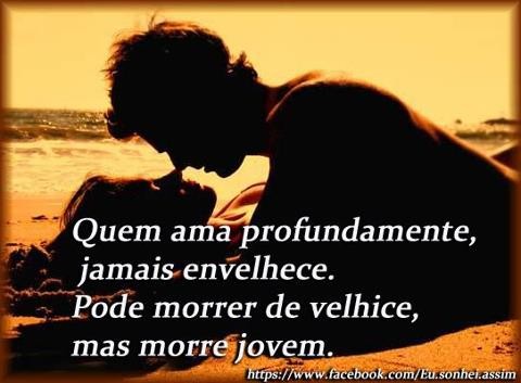 Quem ama profundamente