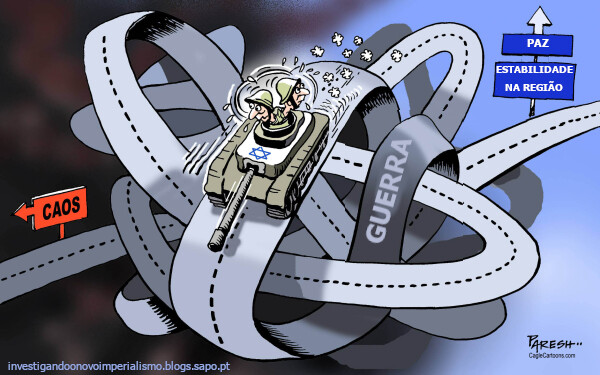 caminho guerra israel caos palestina