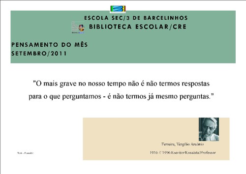 Pensamento de setembro