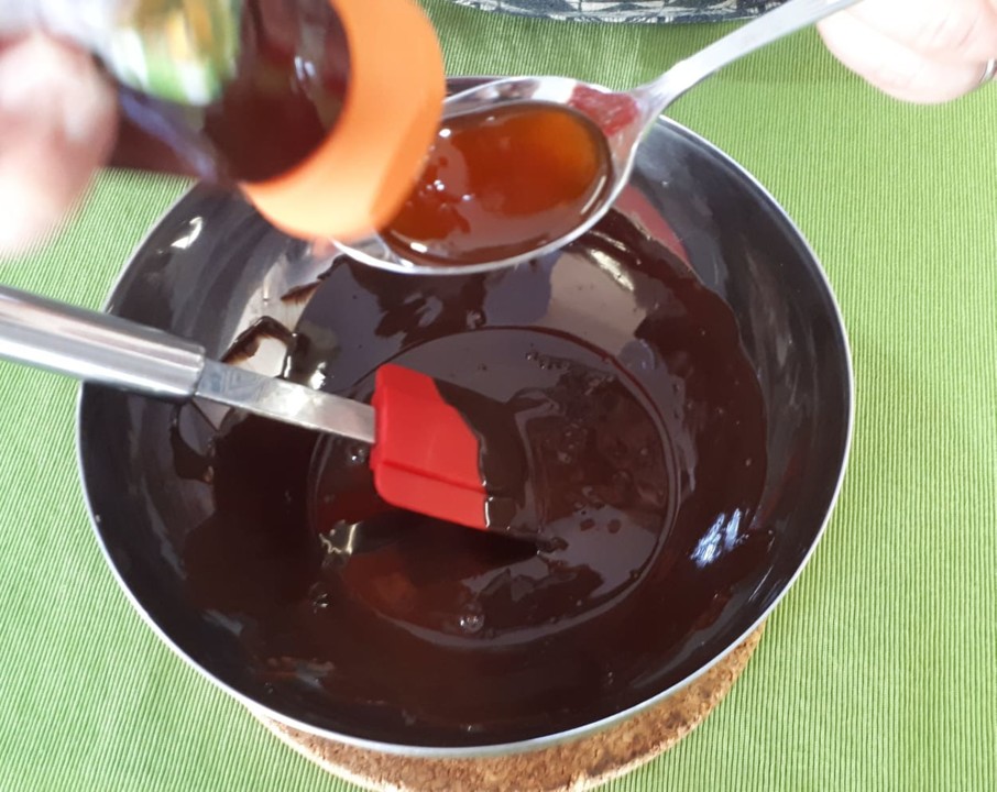 Mousse de Chocolate Negro 70% com Framboesas, sem 