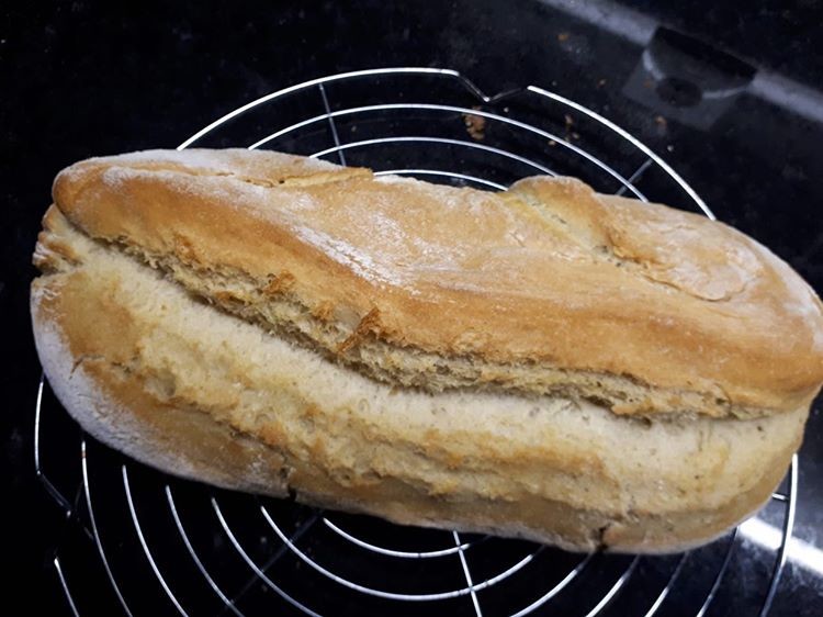 Pão fácil e rápido Saloio da ericeira com amor 