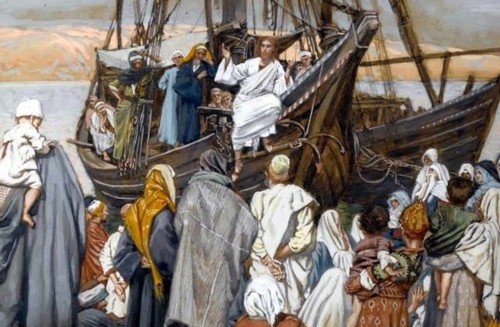 Jesus Preaches in a Ship (Jésus prèche dans une Jesus Preaches in a Ship (Jésus prèche dans une