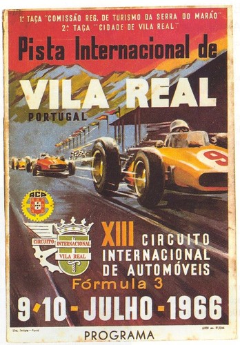 Corridas de carros antigos de fórmula vintage