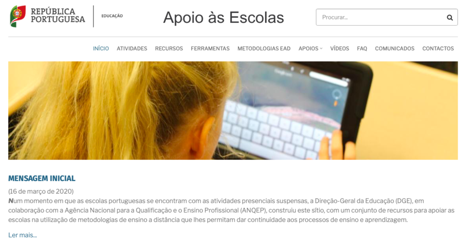 Recursos  Apoio às Escolas