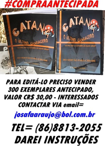 CATANÃ/COMPRE O LIVRO/ ANTECIPADO