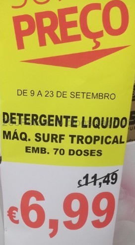 Detergente Liquido Máq. Surf Tropical 70D