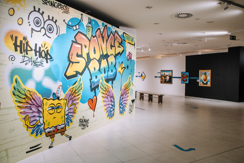 Grande Exposição de Pintura do SpongeBob - Nova 