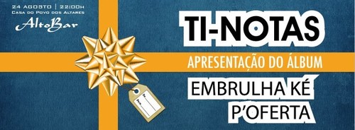 Convite para a apresentação do álbum...