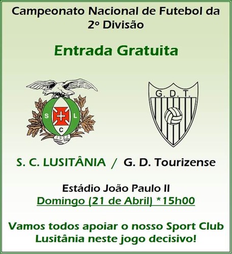 O Lusitânia ainda em jeitos de manutenção...