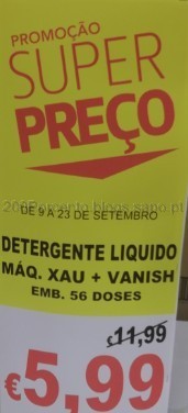 Detergente Liquido Máq. Xau + Vanish