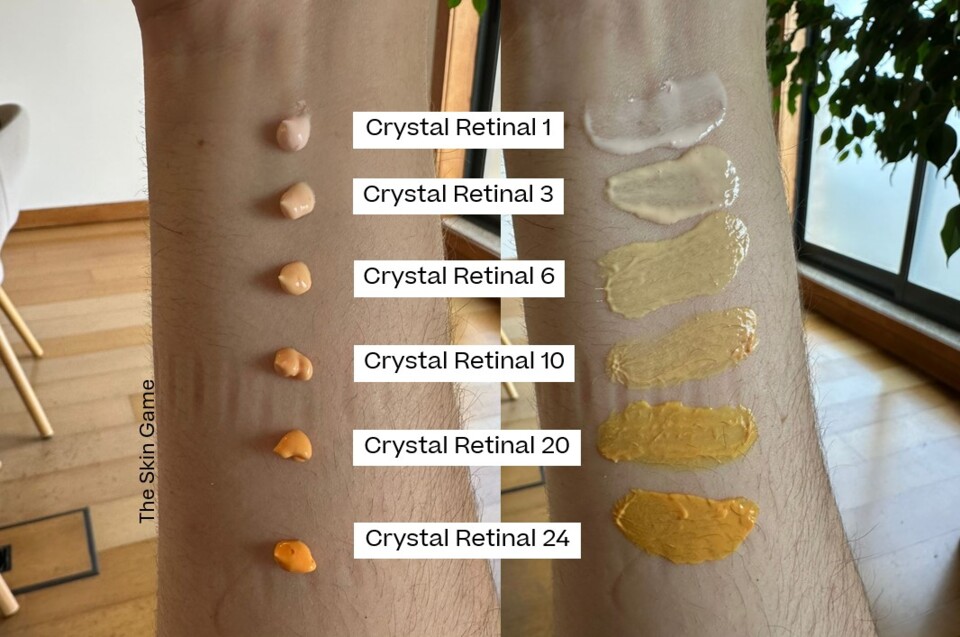Crystal Retinal Medik8 colors cores