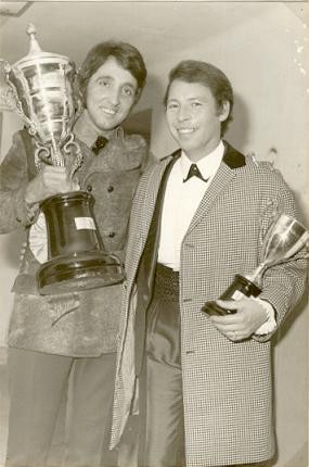 Nelson Camacho e Gabriel Cardoso em 1970 Rei da Rádio