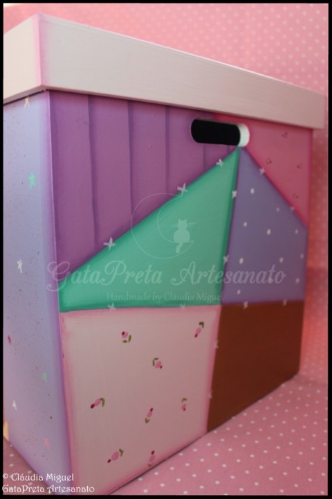 Caixa arrumação para a escola Contos de Fadas5.J