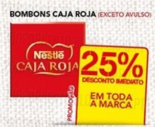 Acumulação 25% + 50% (Cupão) | CONTINENTE | Chocolates Nestlé, apenas dia 9 dezembro